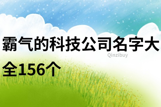 霸气的科技公司名字大全156个