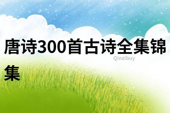 唐诗300首古诗全集锦集