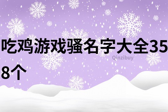 吃鸡游戏骚名字大全358个