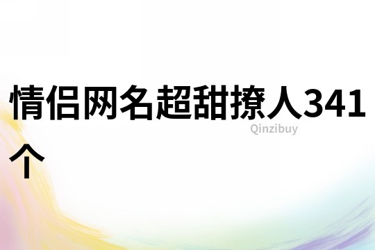 情侣网名超甜撩人341个