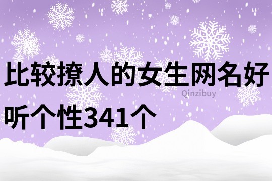 比较撩人的女生网名好听个性341个