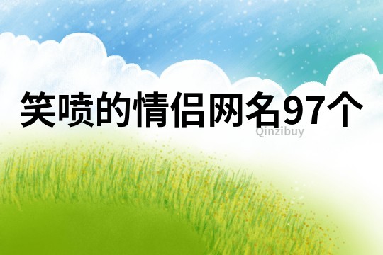 笑喷的情侣网名97个