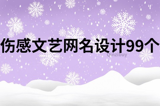 伤感文艺网名设计99个